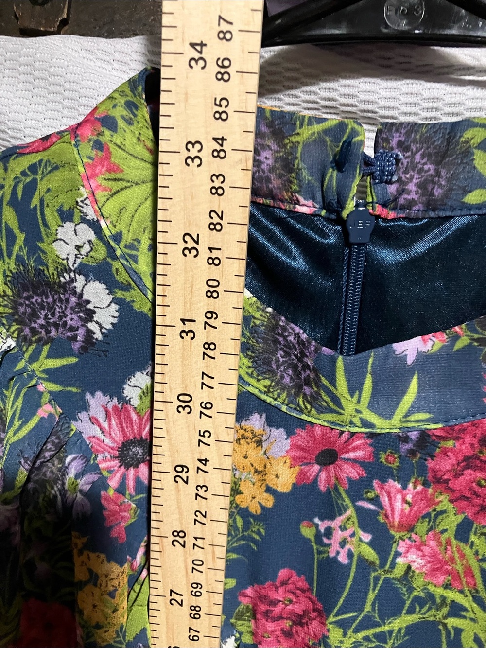 TMTS Floral Ruffle High-Low Dress in Multicolor - Picture 6 of 10